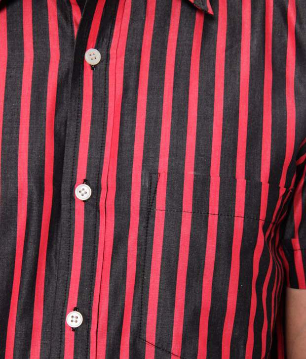 Blimey Red&Black Striped Shirt - Buy Blimey Red&Black Striped Shirt ...