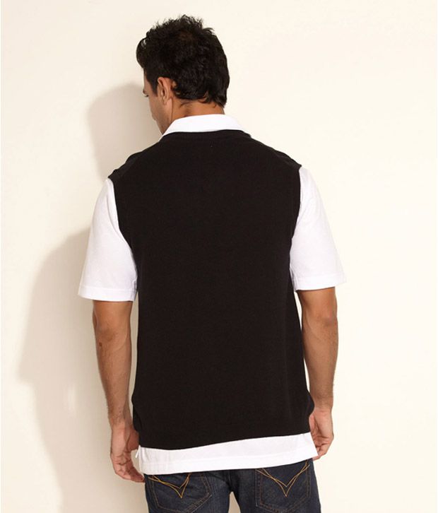 Adidas Black Half Sweater - Buy Adidas Black Half Sweater Online at