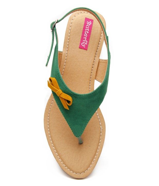 flat butterfly sandals