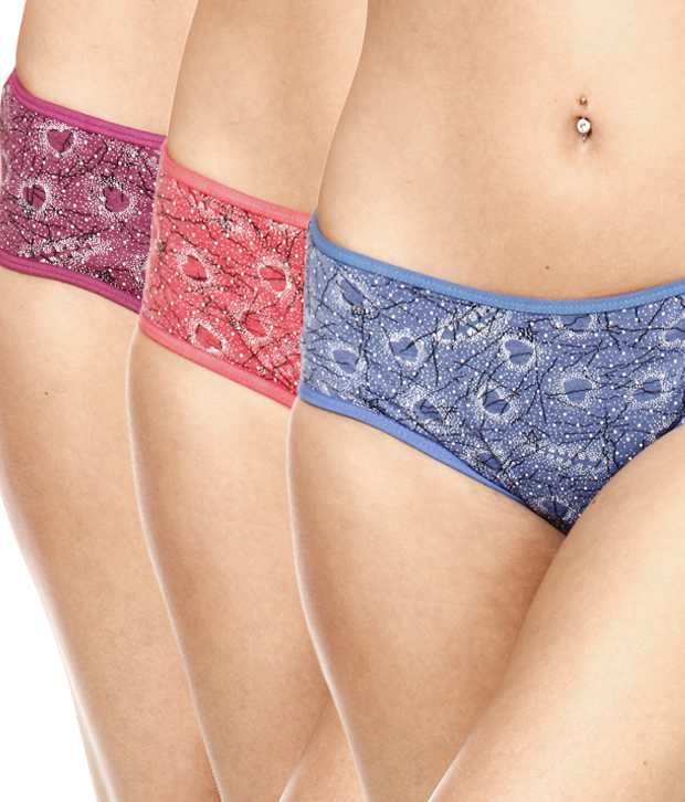 Buy Lovino Multi Color Cotton Panties Pack Of 3 Online At Best Prices In India Snapdeal 2675