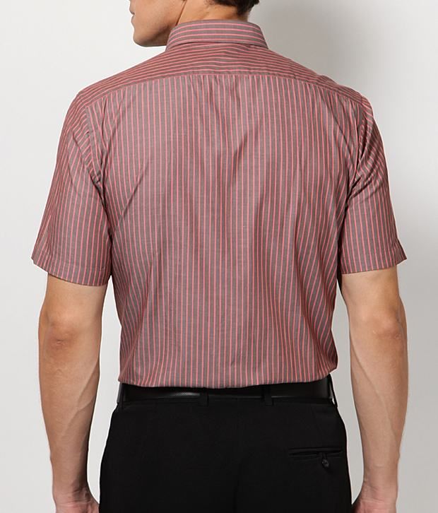 orange striped shirt