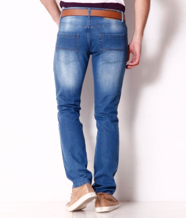 sky blue jeans men