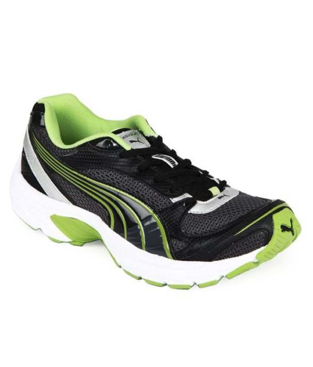Puma Gutm Black & Lime Green Running Shoes - Buy Puma Gutm Black & Lime ...