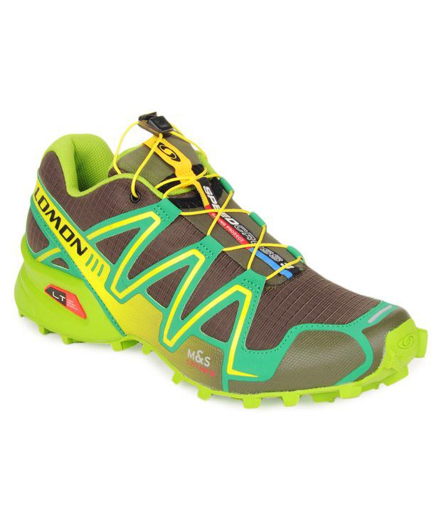 Green Trail Running Shoes 