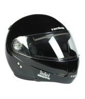 Steelbird - Full Face + Open Face Helmet - SB-18 (Classic Black) [Size : 60cms]