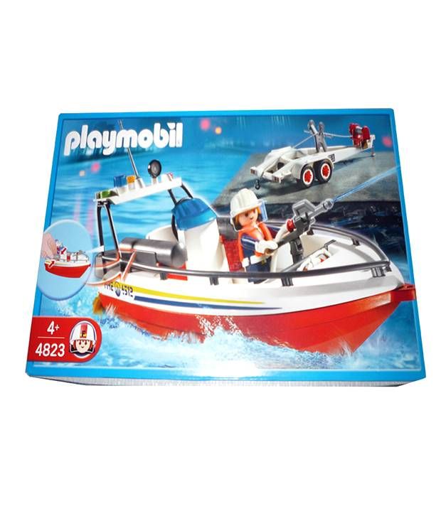 playmobil fire boat