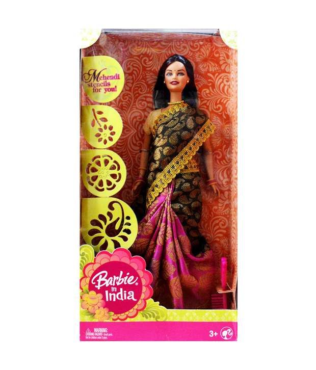 barbie girl sarees