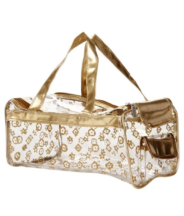 Buy Breach Candy Gold Shoe Case Upto 6 Pcs at Best