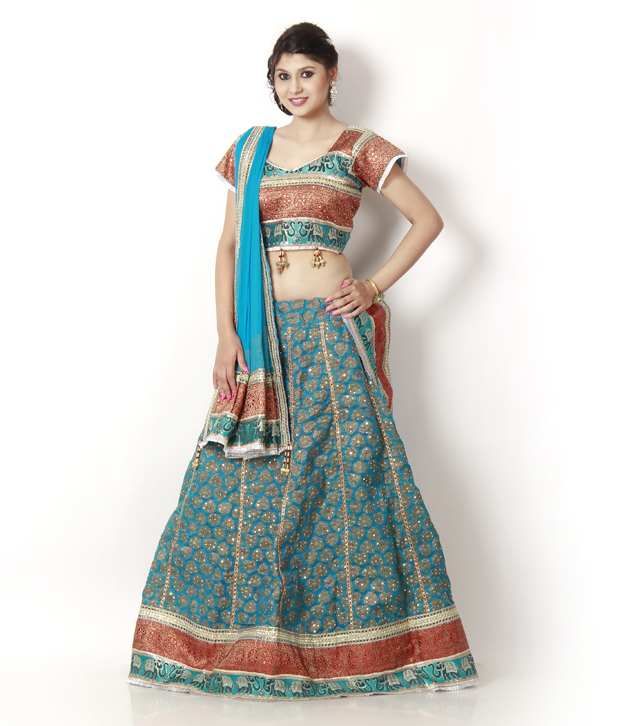 cotton silk lehenga online