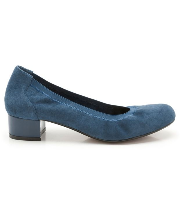 clarks blue pumps