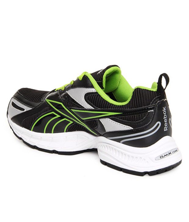Reebok Acciomax Black & Lime Green Running Shoes Price in India- Buy ...