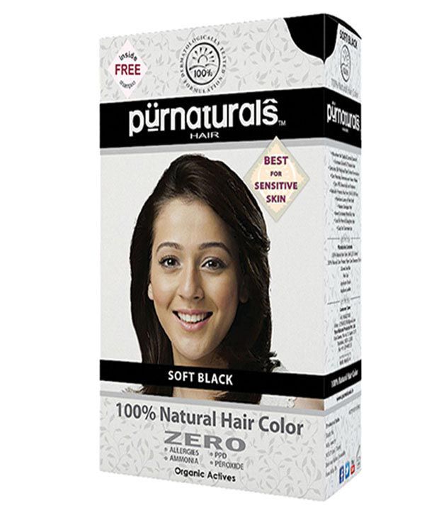 purenaturals Soft Black 100% Natural Hair Color- Kit: Buy purenaturals Soft  Black 100% Natural Hair Color- Kit at Best Prices in India - Snapdeal
