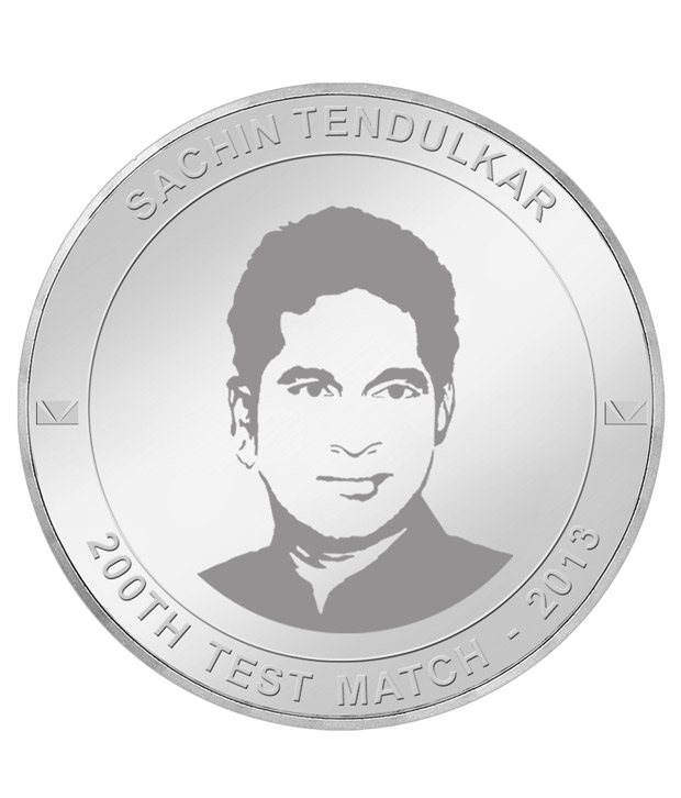 200 Gm 999 Fineness Limited Edition Sachin Tendulkar Silver Coin By Valuemart Buy 200 Gm 999 Fineness Limited Edition Sachin Tendulkar Silver Coin By Valuemart Online In India On Snapdeal