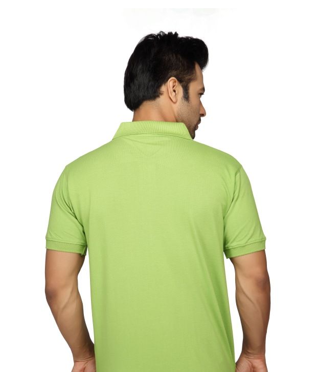 Clifton Parrot Green Cotton Polo T Shirt Buy Clifton Parrot Green