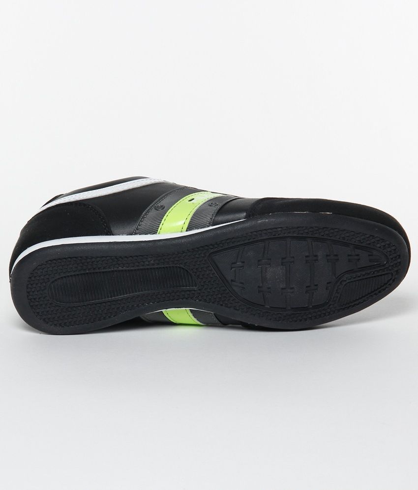 fila black and green shoes