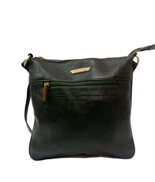 green sling bags