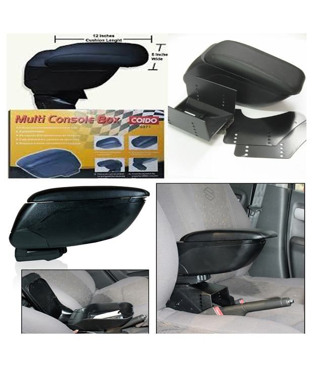 Coido Universal Big Car Armrest Centre Console Hand Rest Beige