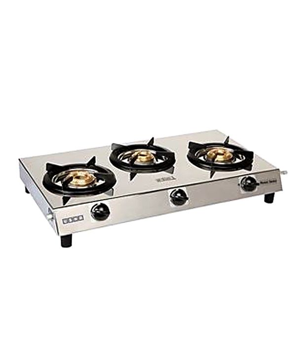 usha gas stove 3 burner