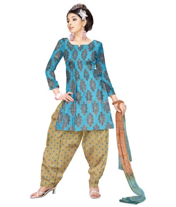 banarasi silk unstitched suit