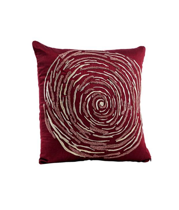 Maspar Maroon Ripple Cushion Cover (18x18 inches) Buy Online at Best