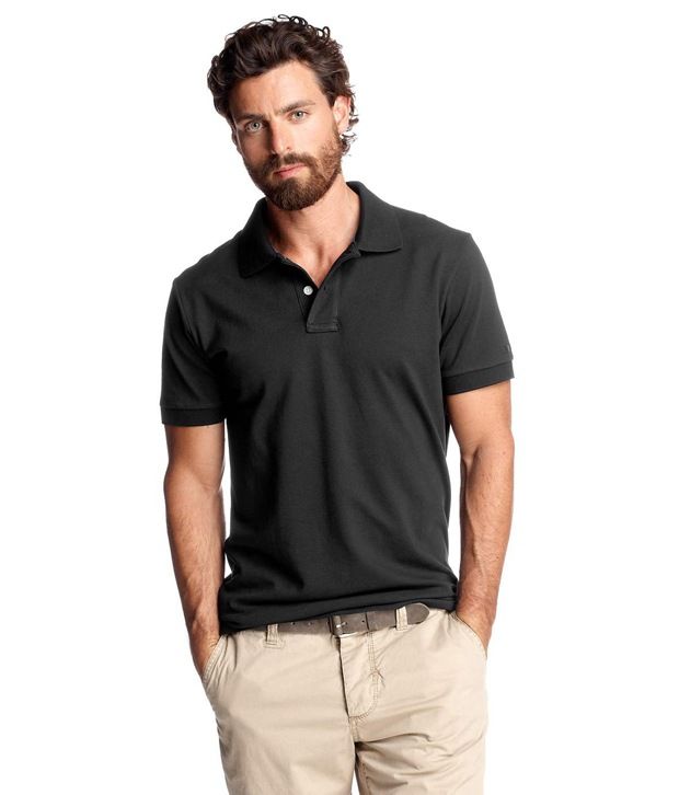 mens smart black shirt