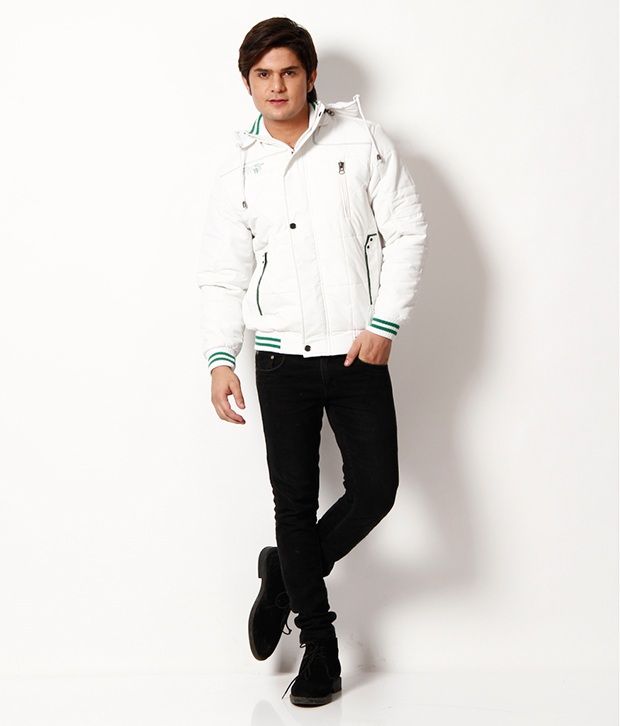 Fort Collins Stylish White Jacket For 