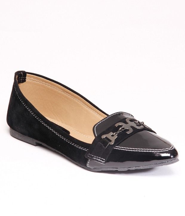 Lovely Chick Shiny Black Loafers Price in India- Buy Lovely Chick Shiny ...