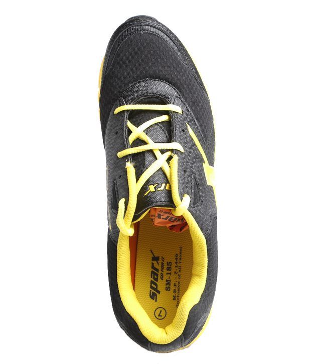 mens yellow and black shoes