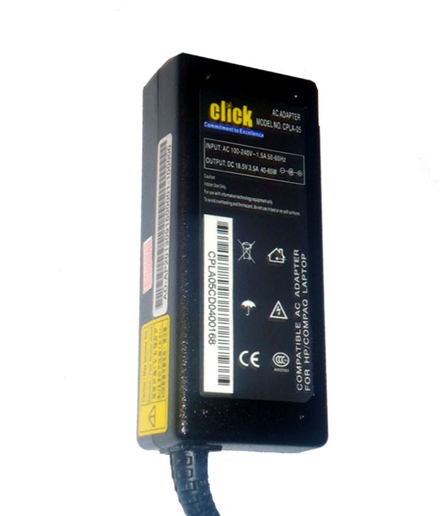 Click Laptop Adapter 18 5v 3 5a 65w For Hp Compaq 6530b Notebook Pc Buy Click Laptop Adapter 18 5v 3 5a 65w For Hp Compaq 6530b Notebook Pc Online At Low Price In India