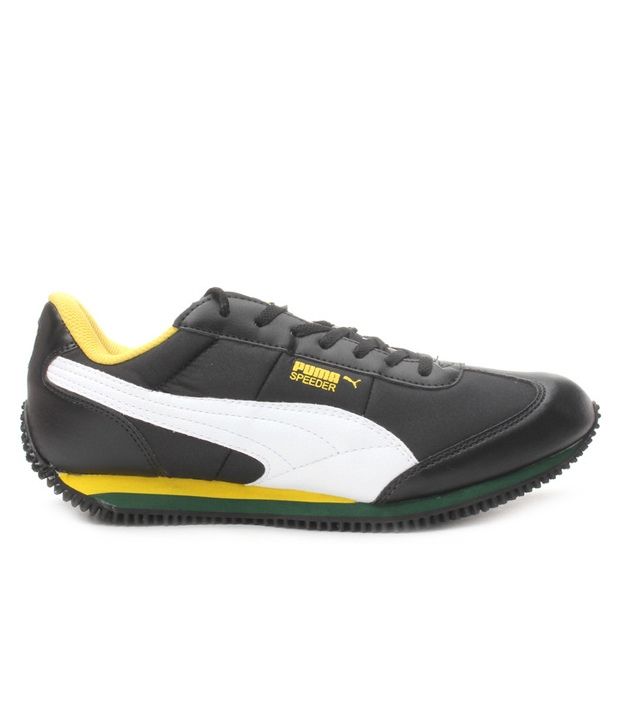 puma black shoes without laces