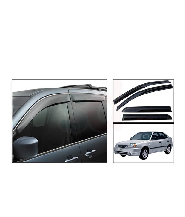 AutoSun Hyundai Accent Car Rain / Wind / Door Visor Side Window