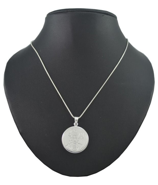 Lord shiva silver chain Clearance