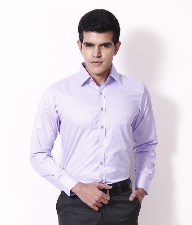 light purple formal shirt