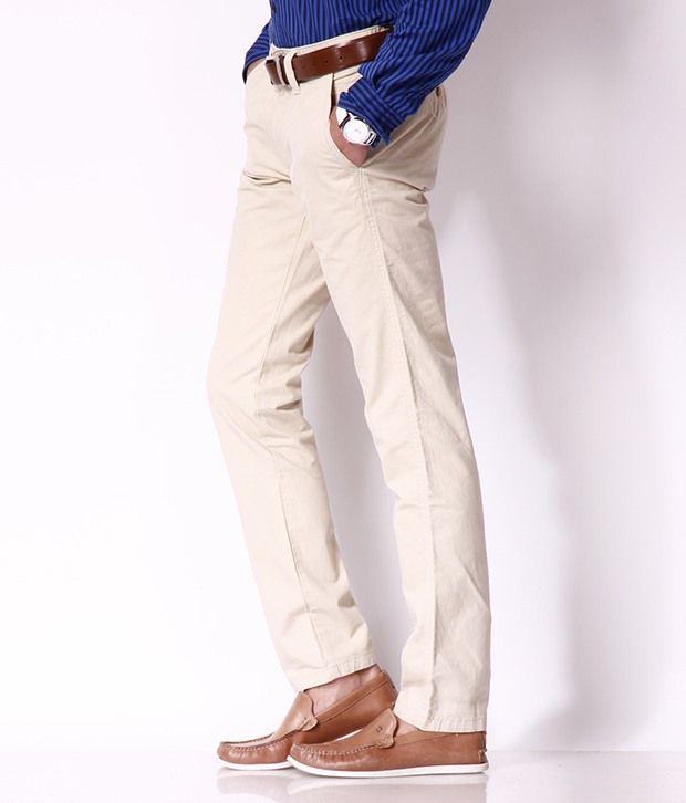 cream colour chinos combination