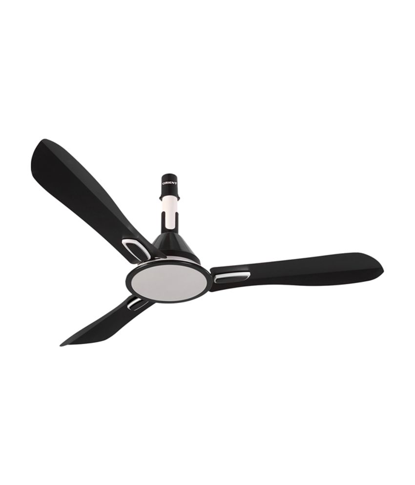 Orient 1200 Mm Areta Ceiling Fan Black Pearl Metallic White