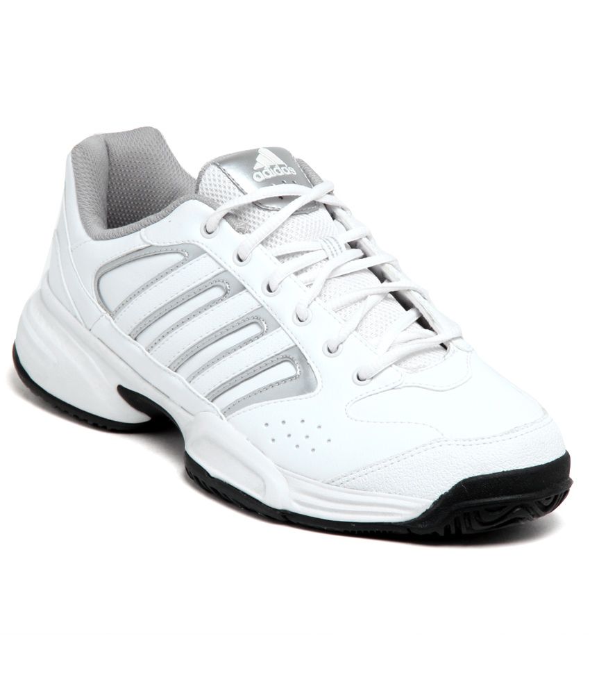Buy Adidas Sturdy White \u0026 Silver Sports 