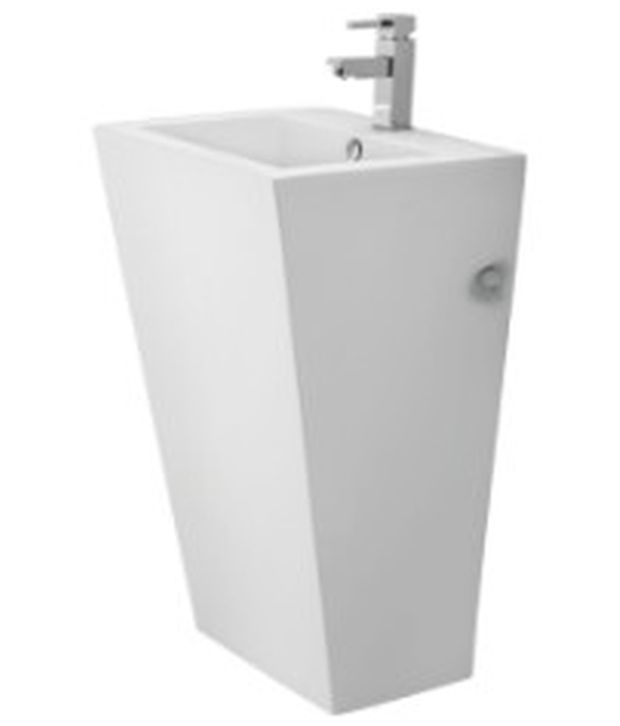 Buy Cera One Piece Wash Basin Charles 1078 Online At Low Price