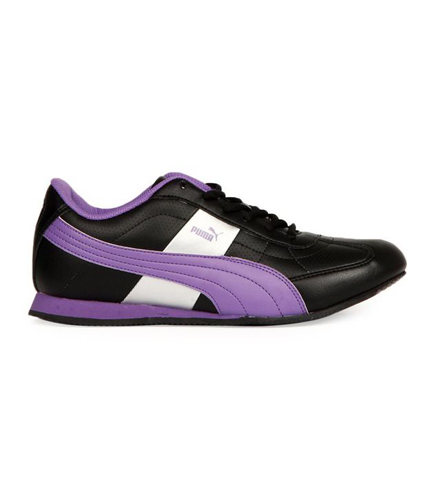 Puma Smart Black and Purple Lifestyle Shoes Price in India- Buy Puma ...