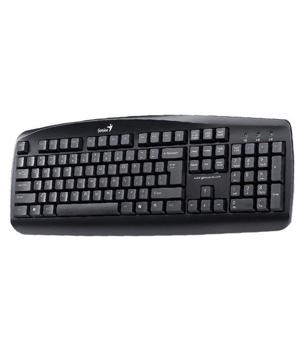 Genius KB-110 Black PS/2 Desktop Keyboard Keyboard