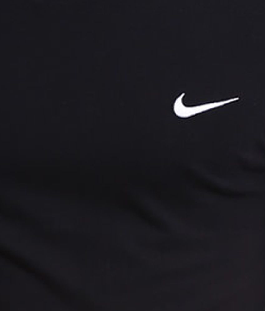 Nike Black Cotton T shirt - Buy Nike Black Cotton T shirt Online at Low ...