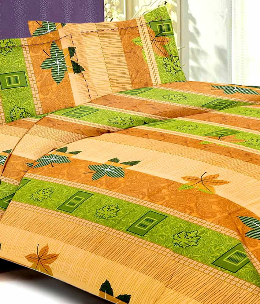 StoryHome Pretty Double Bed Sheet Combo Of 2 Buy StoryHome Pretty