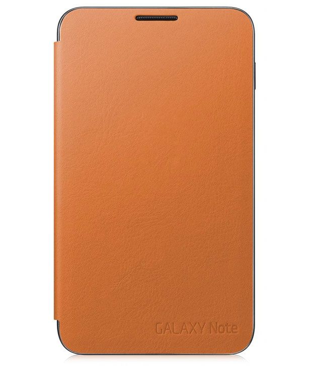Dmg 100 Original Samsung Galaxy Note 1 N7000 Orange Leather Flip
