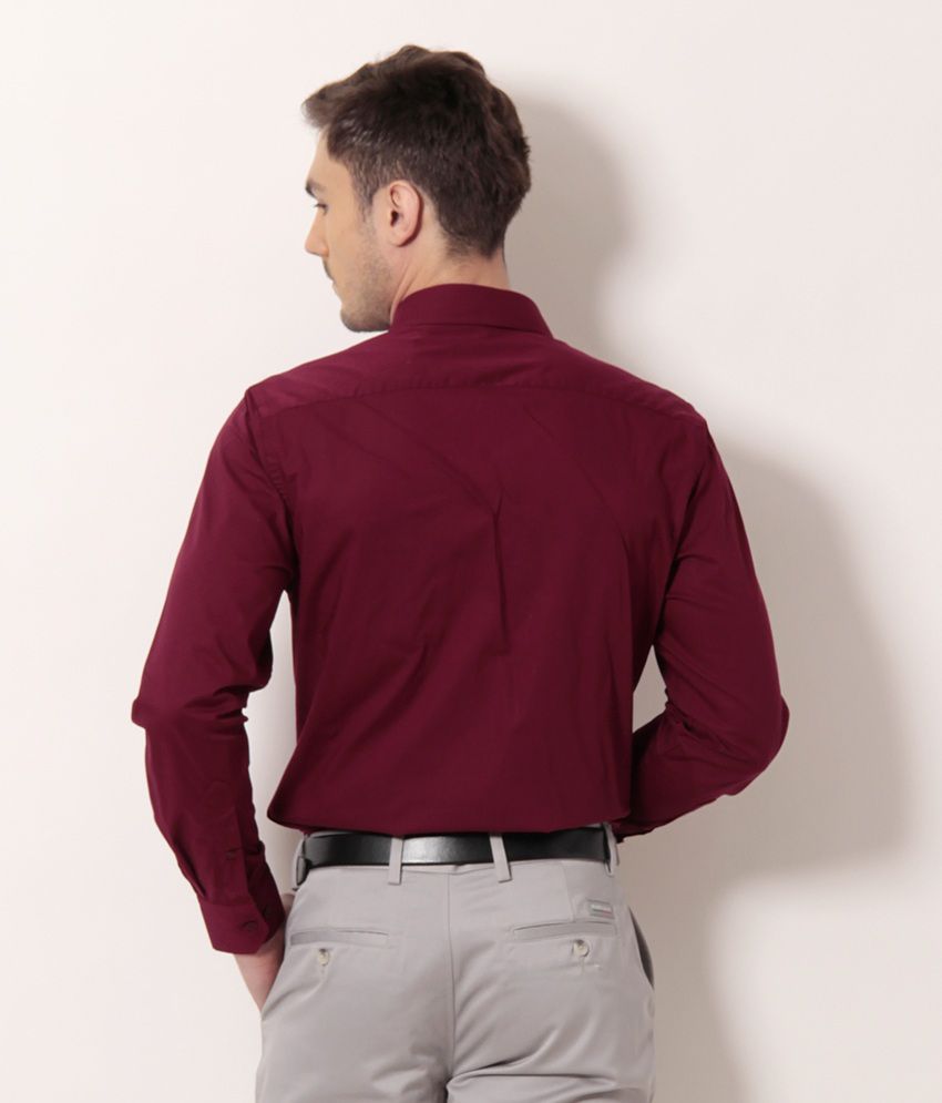 cherry red color shirt