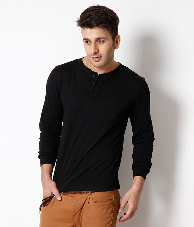 Unisopent Black Full Sleeve T Shirt Buy Unisopent Black Full Sleeve T 