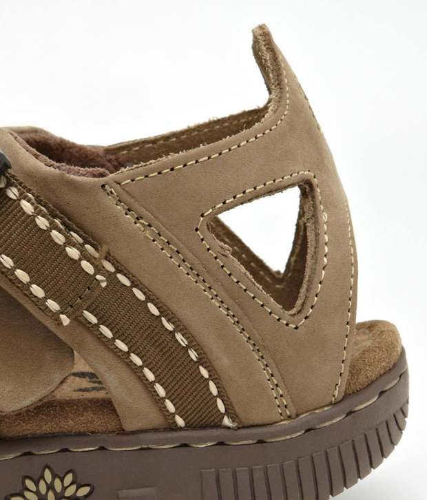 woodland beige sandals