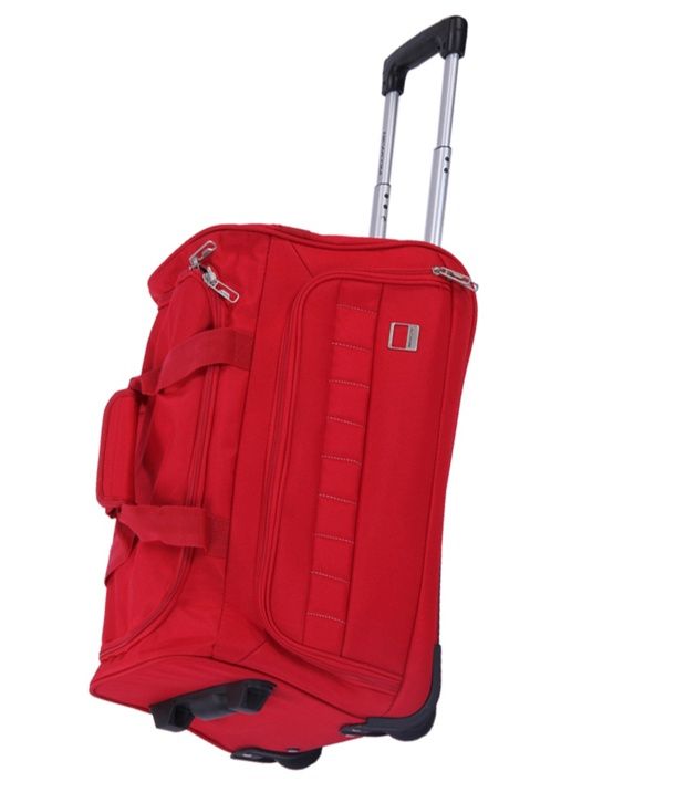 Newcom Red 2 Wheel Duffel Trolley 64 Cm - Buy Newcom Red 2 Wheel Duffel ...