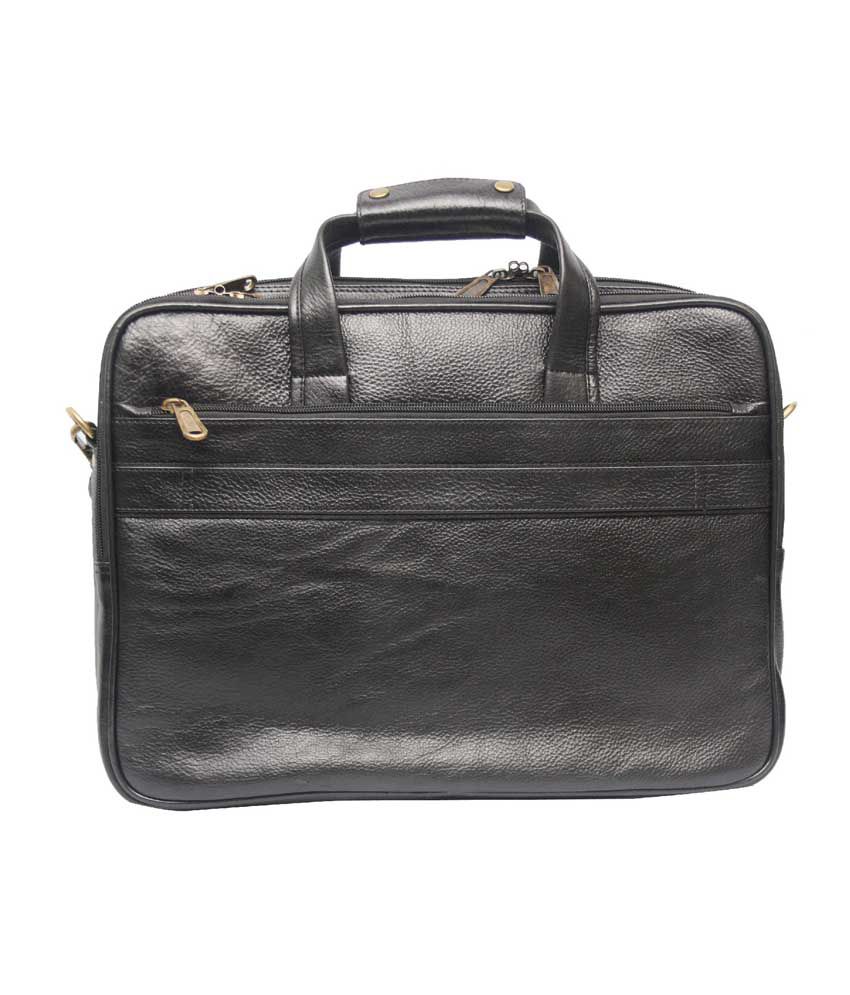 C Comfort Shoulder Black Leather 15 inch Laptop Messenger Bags - Buy C ...