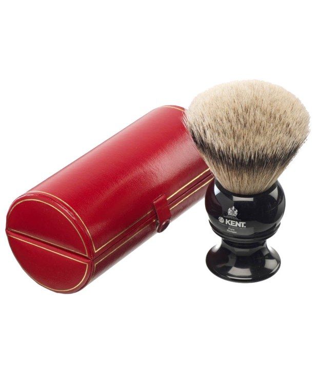 Kent Blk12 Premium 100 Percent Pure Silver Tip Badger Hair King Size