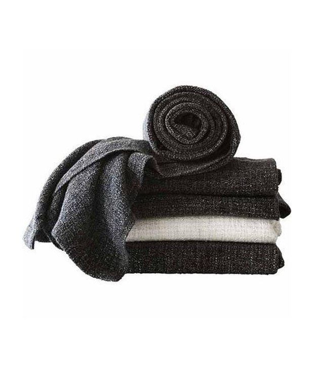 Ikea Gurli Throw Blanket Soft Blanket Gray Black 71x47 Couch
