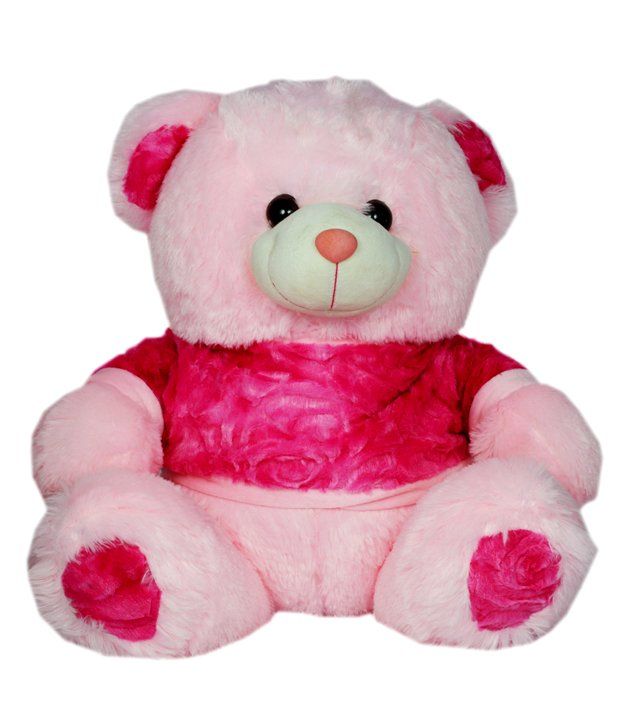 Toytoy Manico Pink Teddy Bear With Dark Pink Jacket 24 Inches - Buy ...